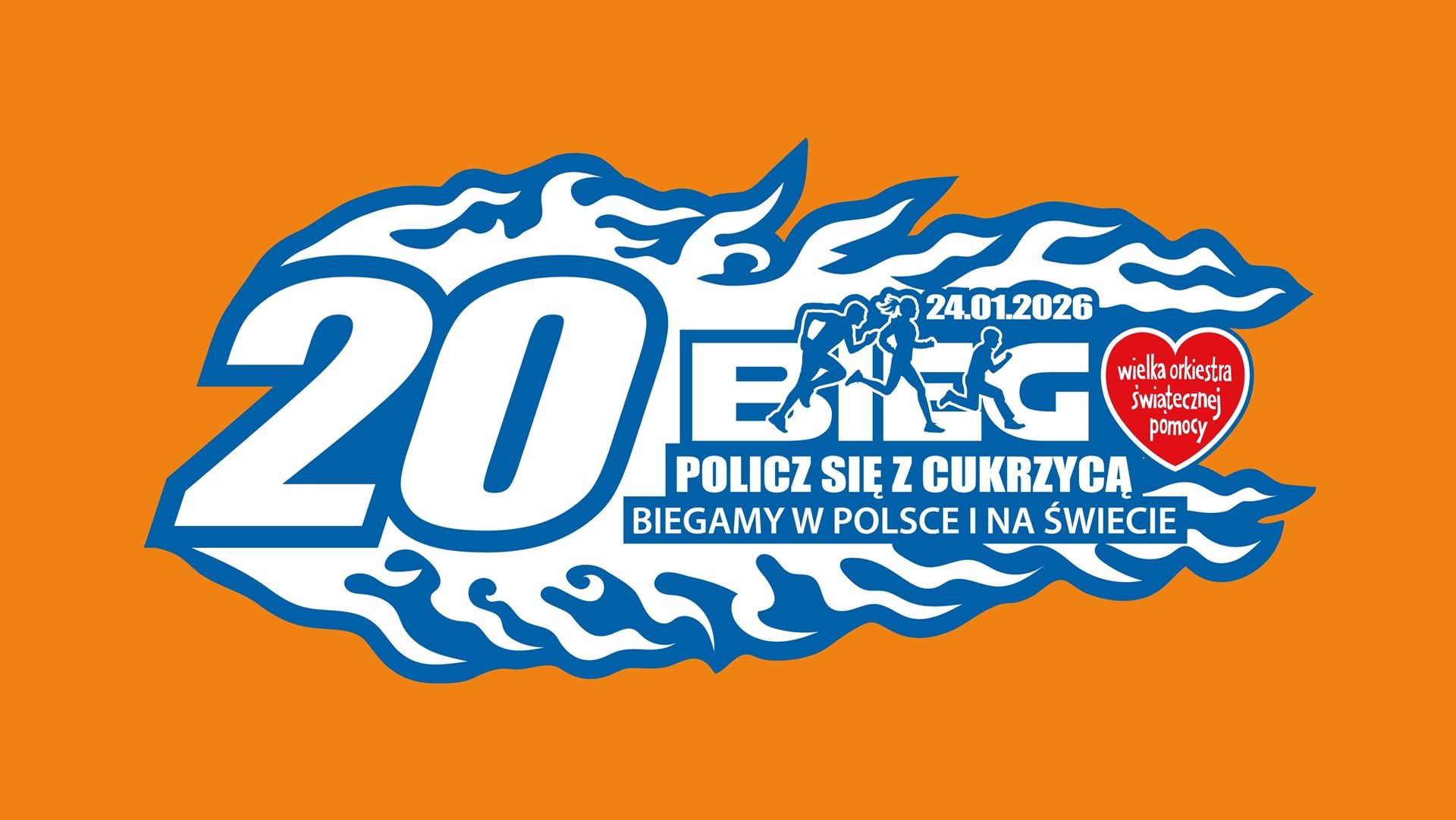 Bieg WOŚP – grafika